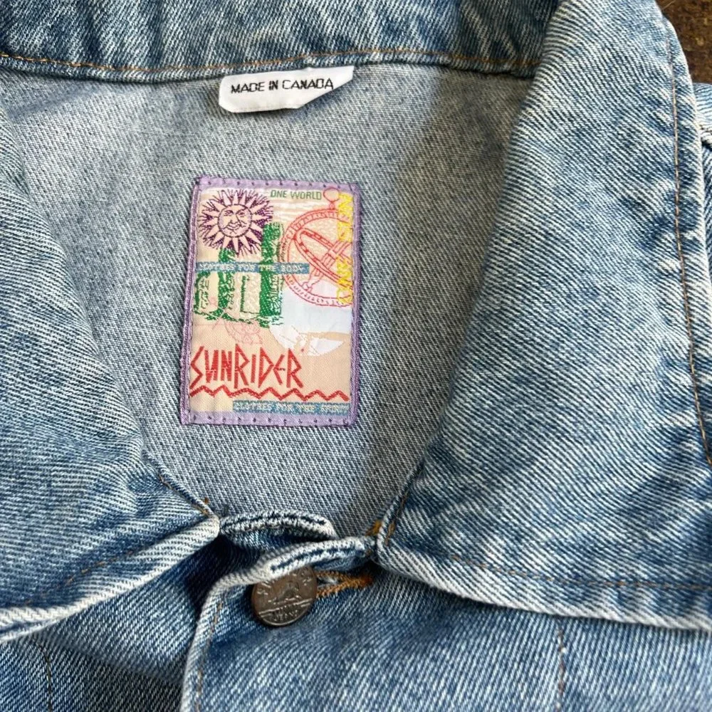 90's Vintage Sunrider Denim Jacket - Picture 5 of 7
